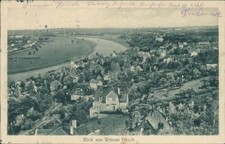 Ansichtskarte Blick von Weisser Hirsch 1916 Stempel Vereinslazarett  (Nr.9081)