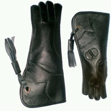 Adler Und Falknerei Handschuh 4 Schichten Nubuk Leder 40.6cm Lang, Glänzend