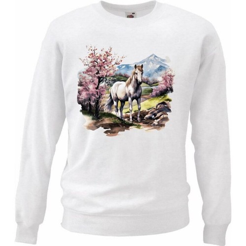 Sweatshirt sweater pferde - sweatshirt,