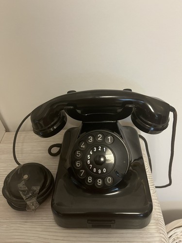 Antikes post telefon - antikes, mit