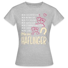 Pferdefreund Mein Haflinger Mein Leben Meine Liebe Frauen T-Shirt