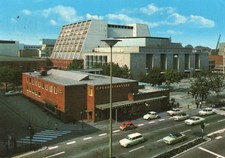 Farb AK Köln - Opernhaus - Auto - VW Käfer Typ 3 - FIAT 500 - BMW - Opel - Ford