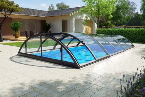 Schwimmbecken pool dach - pool,