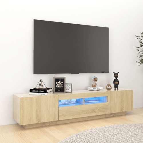 Schrank mit led leuchten - tv,