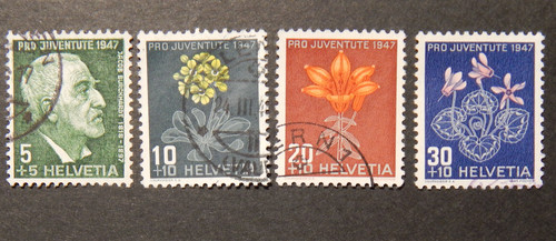 Schweiz satz pro juventute - satz,