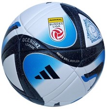 Adidas Oceaunz League Bundesliga Fußball Ball 2023 WM Ball weiss-blau nahtlos