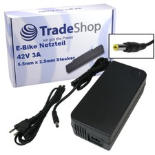 Ladegerät 42V 3A für 36V mit 5,5x2,5mm Stecker für Prophete Alu Trecking MiFa
