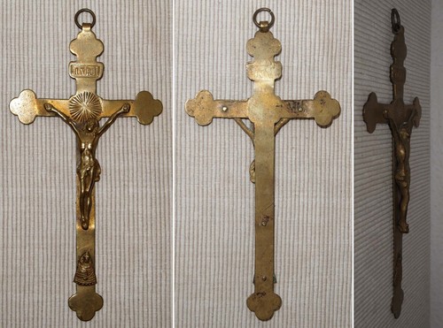150 jahre altes messing - altes, kreuz