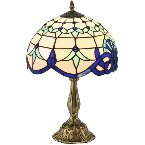 Homcom buntglas tischlampe - homcom,