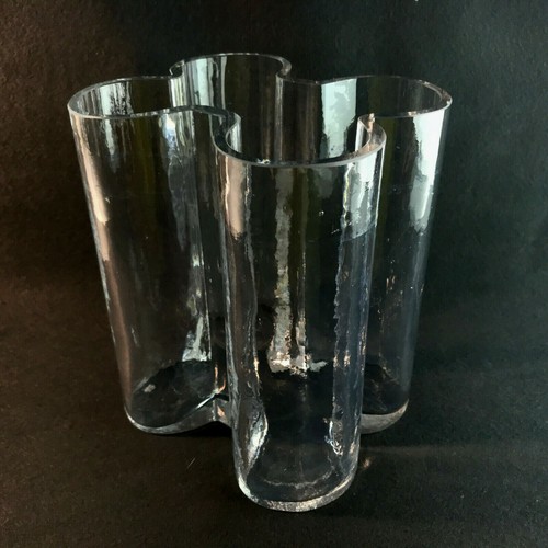 Glas vase vintage 50er - vase, cm
