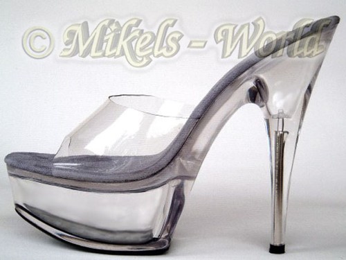 High heels plateau - high,