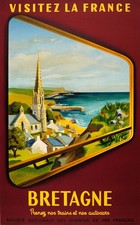 Reiseplakate Besuch Frankreich