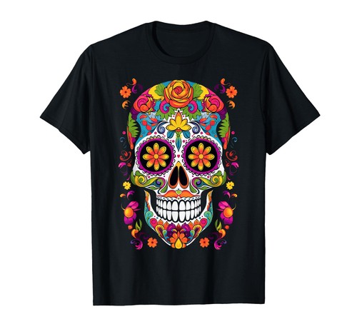 Sugar skull shirt halloween - sugar,
