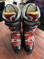 Herren/Jungen Skistiefel Skischuhe Salomon Gr. 28/28.5 Rot/Schwarz (ca. Gr. 43)