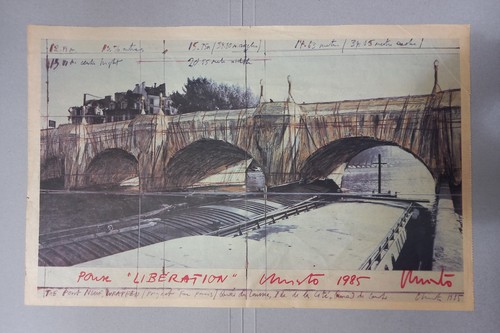 Christo wrapped pont neuf - christo,