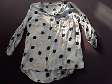 Designer-Bluse Gr. L mit Glitzer und Pailetten