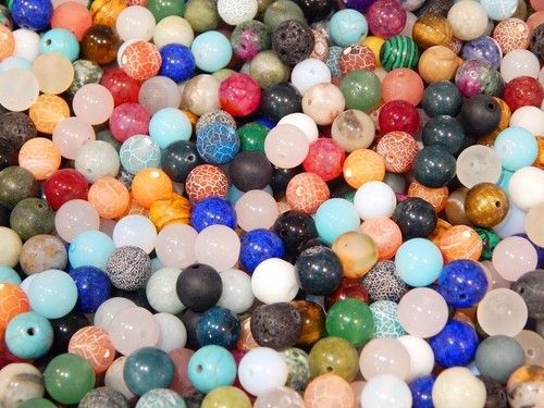 Edelsteine perlen natur rund - edelsteine,