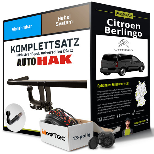 Anhängerkupplung abnehmbar