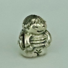 Pandora Charm Mädchen Junge Puppe mit Punze Ale Silber 925