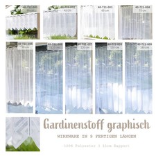 Gardinenstoff, Kurzgardine