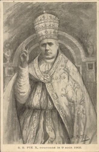 Künstler patella papst - ak, patella,