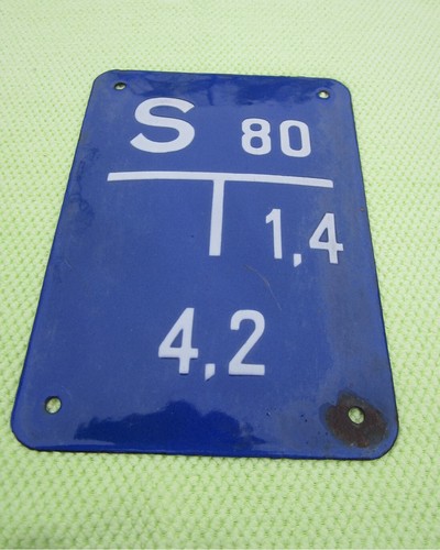 Strassen emailleschild alt - strassen-emailleschild,