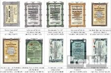 Hist. Wertpapiere Deutschland 10 verschiedene Mecklenburg Vorpommern Wertpapiere