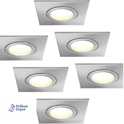 Led einbaustrahler 6er set - led,