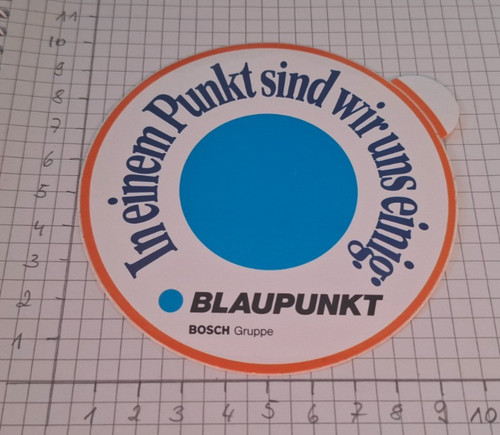 Aufkleber sticker blaupunkt - /,