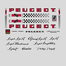 Peugeot PX10, PY10 Bicycle Aufkleber - Decals - Transfers - Nr.0356