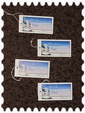 Kofferanhänger Anhänger Amtrak Eisenbahn Railway USA 4 Stück Neu und unbenutzt