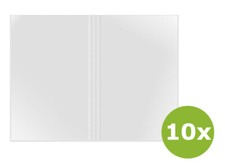10x Veloflex Doppelhülle Sichthülle Prospekthülle für Klemmbinder / Klemmschiene