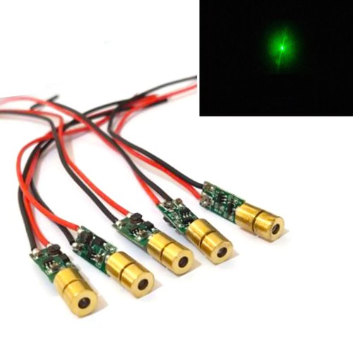 5pcs 515nm 520nm - , 5mw