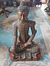 Antiker grosser buddha holz - grosser,