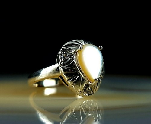 Ring silber 925 perlmutt - 925, 18,8