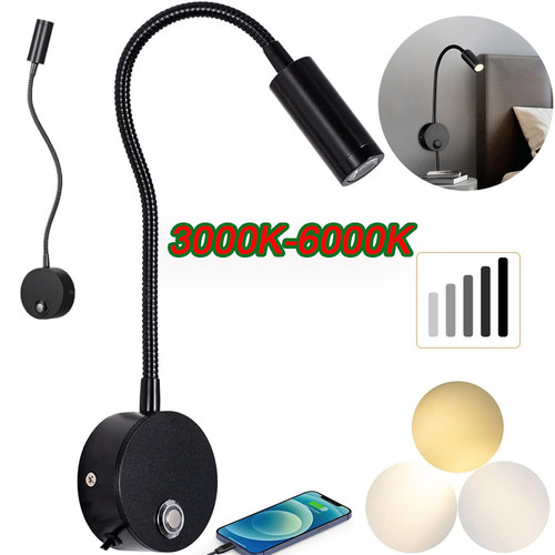 Led flexible wandleuchte - 3w,