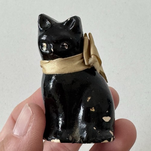 Vintage schwarze katze - vintage,