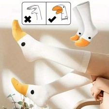 Lustige Gänsekopf Sportsocken