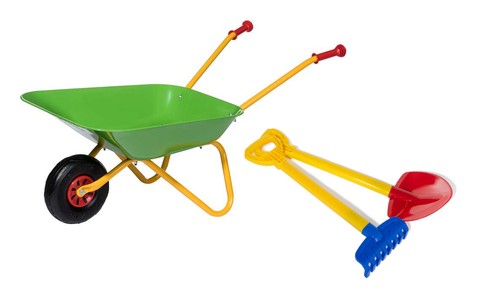 Schubkarre rolly toys mit - schubkarre,