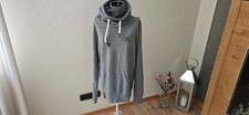 NAKETANO Pullover m. großem Kragen grau meliert Gr. L