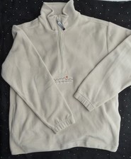 F.LLI Campagnolo Herren Fleece Pullover – Gr. L - hellbeige / eierschale - warm