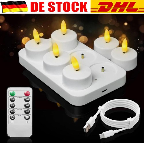 Led teelichter 6er set - led,