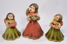 3x THUN ENGELCHEN Figuren Bozen Keramik Kerzenhalterset Deko Weihnachten Kinder