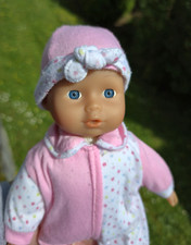 Lissi Baby Puppe klein 28 cm in rosa einfache Spielpuppe Babypuppe, Kindergarten