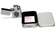 Zippo Feuerzeug Indianer - Bärentatze - Emblem - ungezündet-