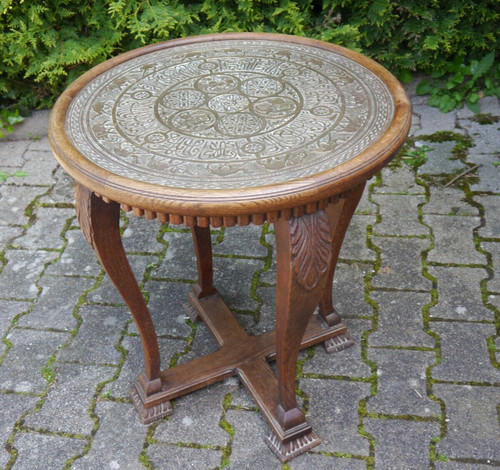 Orient messing holz tisch - orient,