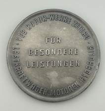 DDR Medaille VEB Robur-Werke Zittau, Lastkraftwagen-Motoren-Hydraulik
