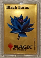 Magic The Gathering Black Lotus Limited Edition Official WotC 24K vergoldet 