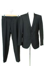 strellson Anzug Hose Sakko Wolle SUPER 100´S Herren Gr. 94 in Blau