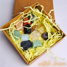 12 Roh Chakra Steine –